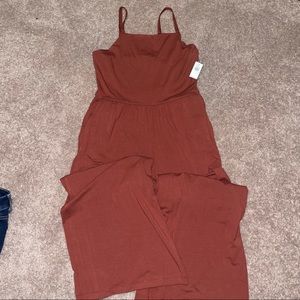 NWT Old Navy Rust Jumpsuit